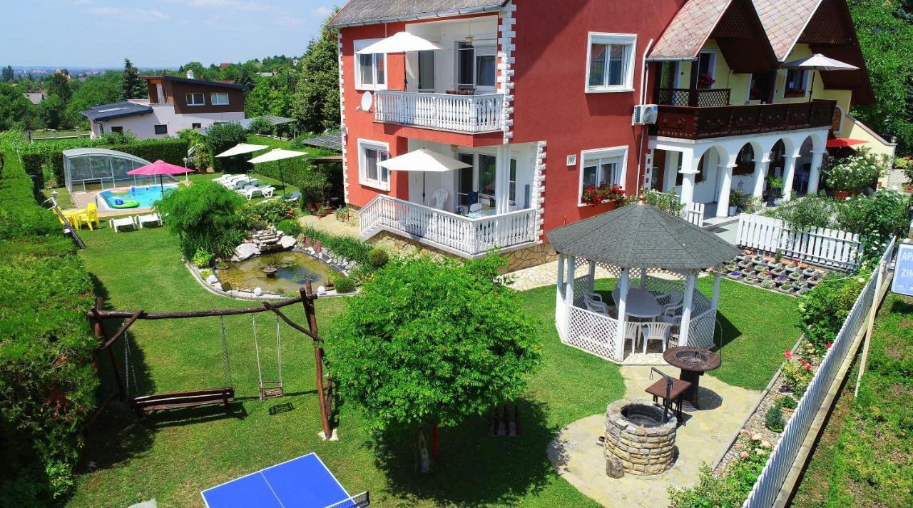 Appartamento Papp Apartmanház Vonyarcvashegy Esterno foto